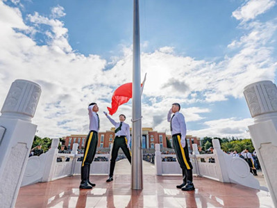 Undergraduate military training held at Yunnan University
