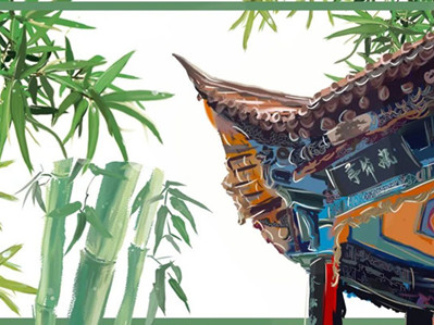 Yunnan University's scenery painted by students