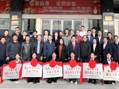 YNU's Affiliated Hospital sets up expert workstations in Lanping county