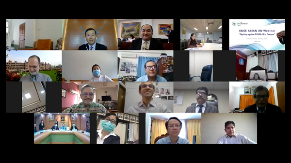 S&SE ASIAN UN holds anti-epidemic webinar