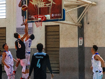 Friendly matches lift spirits of Cambodian, YNU teams 